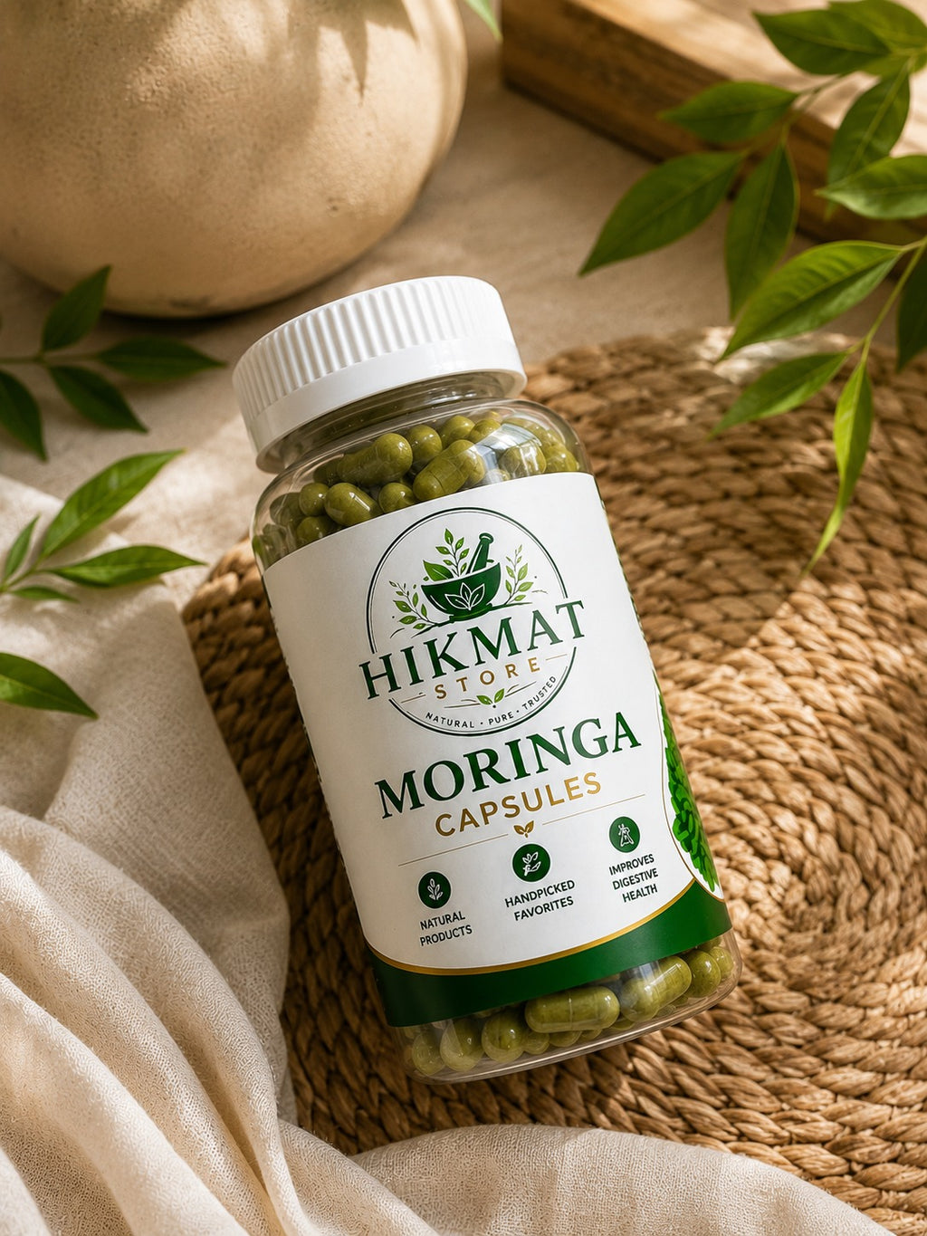 Hikmat Store Moringa Powder - 100% Natural Superfood